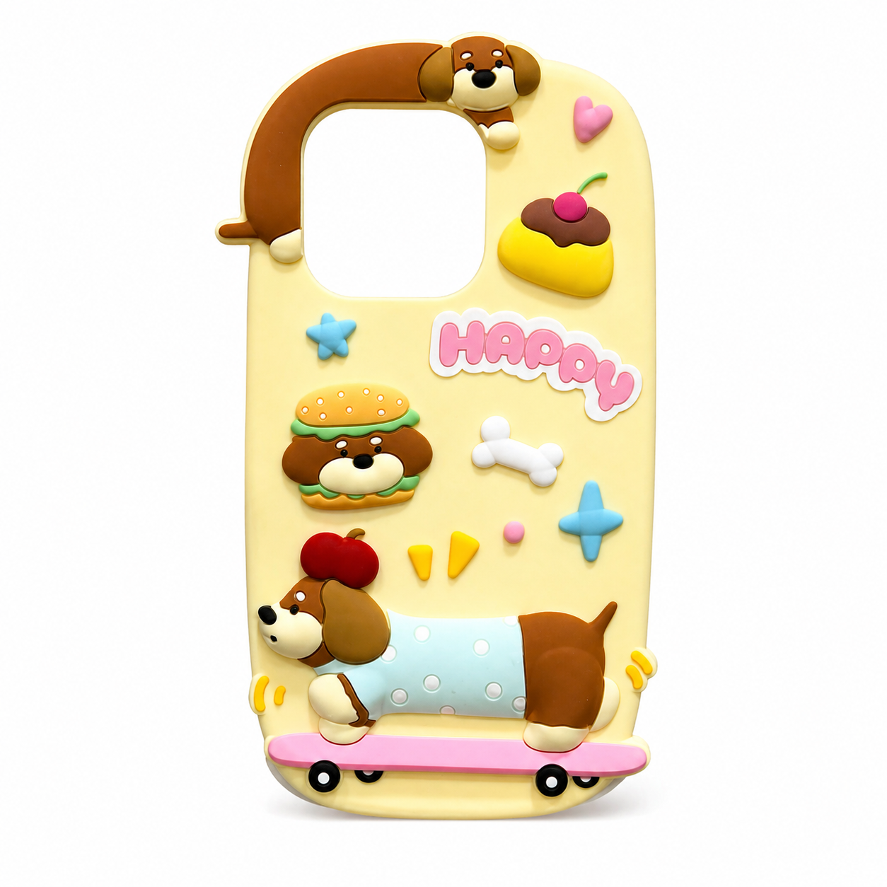 iPhone happy dog case