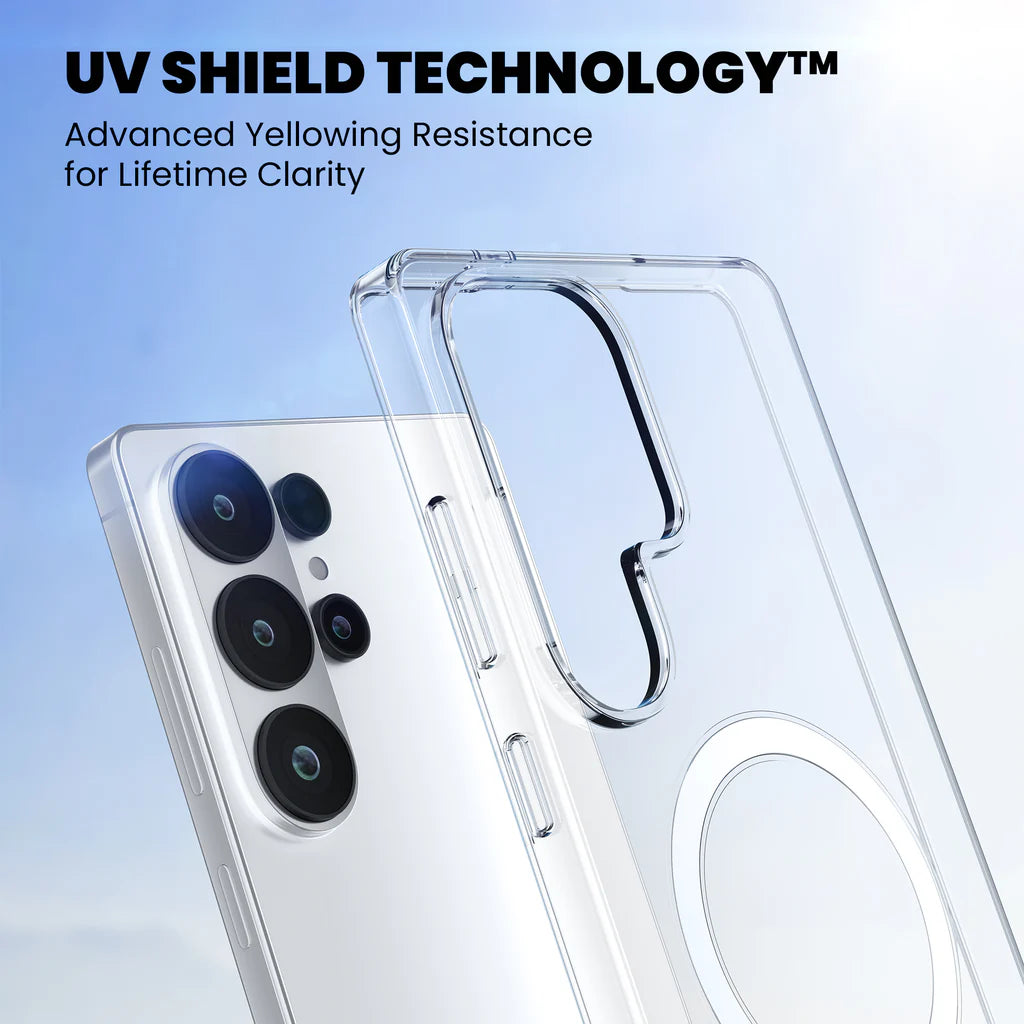 Samsung S Series Anti-Yellow Magsafe Clear Case