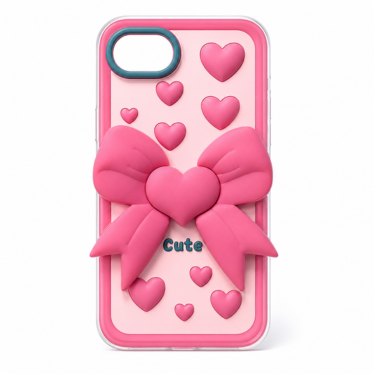 iphone premium silicone Bow case